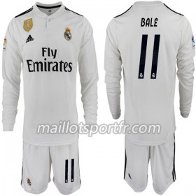 Maillot de Foot Real Madrid BALE 11 Enfant Domicile 2018/19 ML
